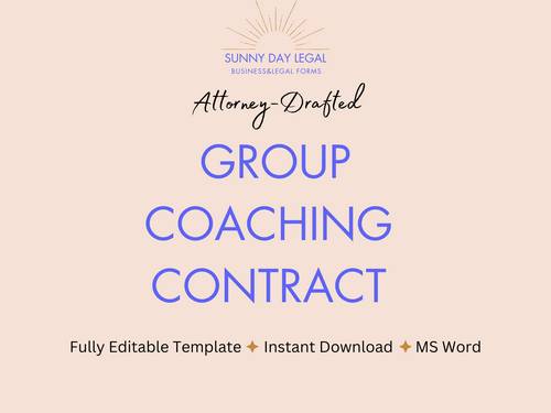 Group Coaching Contract