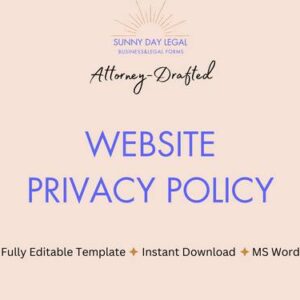 Website Privacy Policy